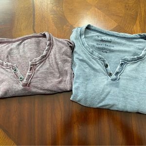 Two Lucky brand Shirts Size XL